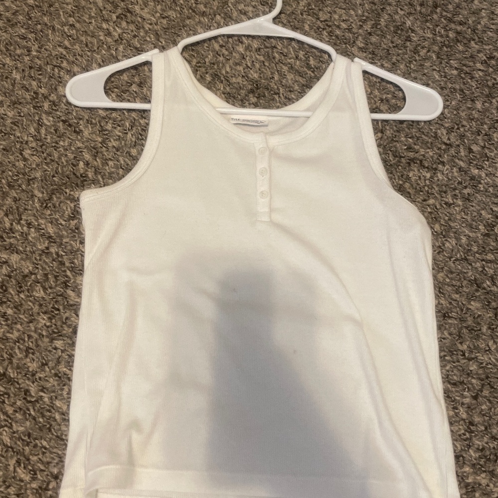 White tank top
